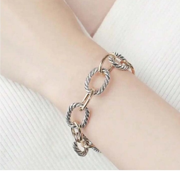 Wire Rope Braided Charm Bracelet - Picture 2 of 5